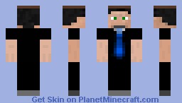 guy in a tux Minecraft Skin