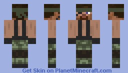 Naked Snake Minecraft Skin