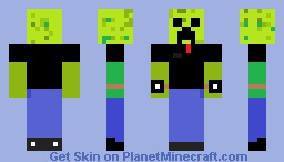 creeper in suit Minecraft Skin
