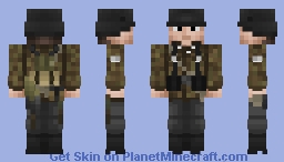 WW2 | NZ Germany - Waffen-SS Soldat - Rifleman (Type-II SS Camo Smock) | Var.2 Minecraft Skin