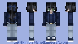 Deep Ocean ♥ 𝐁𝐚𝐧𝐚𝐧𝐚𝐬𝐨𝐦𝐞 Minecraft Skin