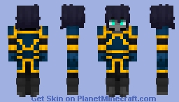 Onyx Vermillion (OC) Minecraft Skin