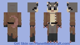 silly little wild west opossum oc i have :3c Minecraft Skin