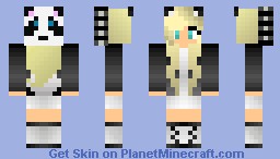 Panda Lady Minecraft Skin