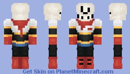 Papyrus - UNDERTALE Minecraft Skin