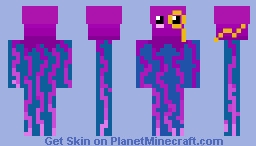 Jellyfish With Monocle Minecraft Skin