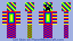 pattern creeper Minecraft Skin