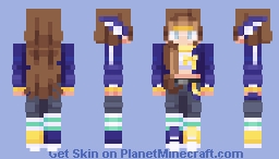 Pearlescentmoon mcc 25 blue bats Minecraft Skin