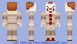Pennywise (IT) Minecraft Skin