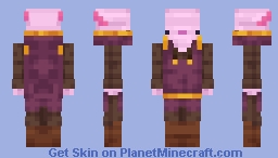 Axolotl Cleric Villager Minecraft Skin