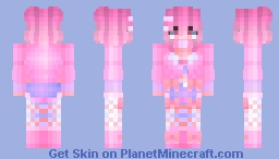Sakura Gal (OC) Minecraft Skin