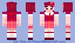 Raspberry girl Minecraft Skin