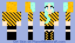 Hufflepuff girl Minecraft Skin
