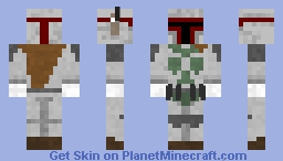 Winter Style Boba Fett Minecraft Skin