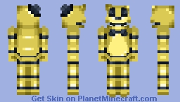 Golden Freddy Minecraft Skin
