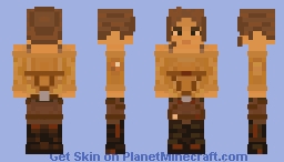 [warm colors] Panam Palmer Ending /Cyberpunk 2077 Minecraft Skin
