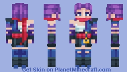 Psylocke | Marvel Rivals Minecraft Skin