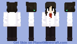 Livia on White Suit Minecraft Skin