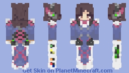 𝙉𝙚𝙧𝙛 𝙩𝙝𝙞𝙨⭑.ᐟ.ᐟ || dva / d.va overwatch🌸🎮 Minecraft Skin