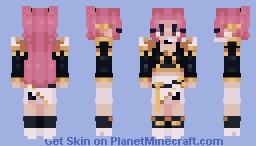 Mira Golden Outfit Minecraft Skin