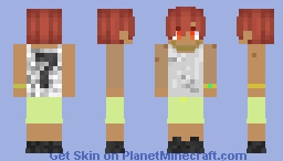Ginger 7 shirt Minecraft Skin