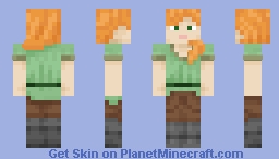 Alex (works with Expressive Fresh Moves) Minecraft Skin