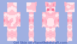 Strawberry cat Minecraft Skin