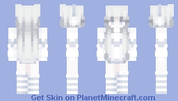 White Christmas ♡ Girl Minecraft Skin