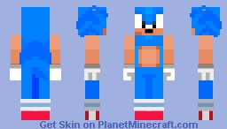 Fleetway editions STC Sonic the hedgehog Minecraft Skin