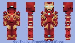 Iron Man - Model 37 || Bleeding Edge Minecraft Skin