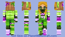 phaanity - Klyx Games: Shine Brighter: Lime Lemmings Minecraft Skin