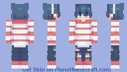 🤍Red & White boy♥ Minecraft Skin