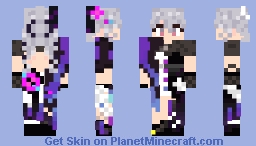 Bronya Silverwing: N-EX Heart of the Night - Honkai Impact 3rd Minecraft Skin