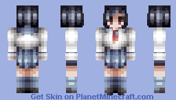 Sailor Uniform Hinako Shimizu; Silent Hill F Minecraft Skin