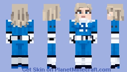 Invisible Woman (Sue Storm) | The Fantastic Four: First Steps Minecraft Skin