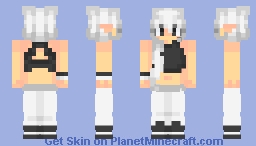 Sporty Female Elf Minecraft Skin