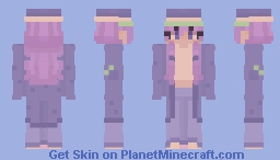blueberry femboy !  ๋࣭ ⭑ Minecraft Skin