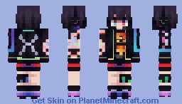 City Pop (Main OC) -updated- Minecraft Skin