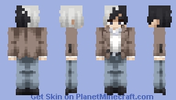 Asagiri Gen (Dr STONE) ((AMO CAFE Merch)) Minecraft Skin