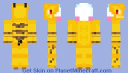 Pikachu Oneise Minecraft Skin