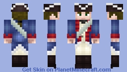 American Patriot (Blonde) Minecraft Skin