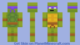 TMNT 2003 Donatello Minecraft Skin