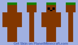 Funny Grass Block Minecraft Skin