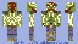 Half-Orc Minecraft Skin