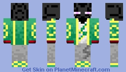 Team Sky Enderman (MandJTV Pokemon Team) Minecraft Skin