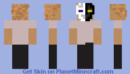 pig in a scarf and hat Minecraft Skin