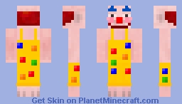 clown pig Minecraft Skin