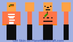 Pumkin man Minecraft Skin