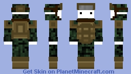 Spruce Soldier Minecraft Skin