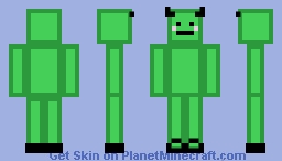 Random green frog demon skin thingy LOL Minecraft Skin